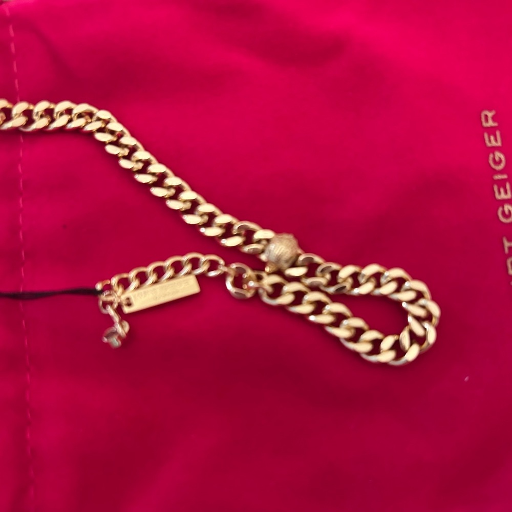 Kurt Geiger Signature Eagle Gold Line Bracelet - Picture 5 of 5
